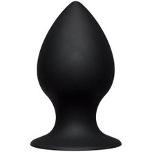 Чёрная анальная пробка Kink Ace Silicone Plug 4.5  - 11,43 см. Черный