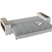 Смарт Диван прямой Дубай Light Gray 2 Еврокнижка