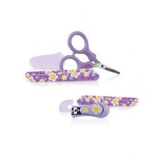 Nuby Purple пилочка, ножнички, щипчики