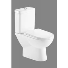 Чаша унитаза безободкового, P-trap BelBagno RICCO BB275CPR