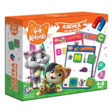Обучающий набор VLADI TOYS 44 котенка азбука на магнитах