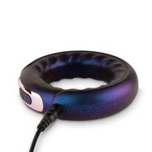 Фиолетовое эрекционное виброкольцо Saturn Vibrating Cock Ball Ring (фиолетовый)