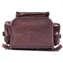 Кожаный рюкзак Кросс коричневый