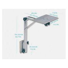 Forma Стойка стола из нержавеющей стали и алюминия Forma Synthesis S2000 330 x 640 мм