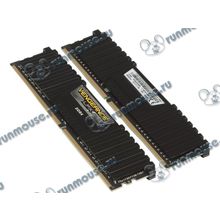 Модуль памяти 2x8ГБ DDR4 SDRAM Corsair "Vengeance LPX" CMK16GX4M2B3000C15 (PC24000, 3000МГц, CL15) (ret) [139353]