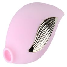 Джага-Джага Нежно-розовый клиторальный вибростимулятор-ракушка (нежно-розовый)