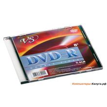 Диск DVD-R 9.4Gb VS 8х  Duble Side  Slim