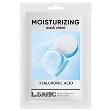 Маска для лица тканевая увлажняющая с гиалуроновой кислотой L.Sanic Hyaluronic Acid Moisturizing Mask Sheet 5шт