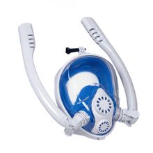 Маска для плавания с 2 трубками (размер S M)