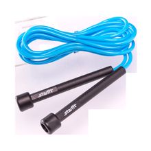 STARFIT Скакалка RP-101 ПВХ с плаcтиковой ручкой, синяя, 3 м