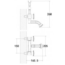 Lemark Jasmine LM6614ORB для ванны, чёрная бронза