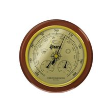 Барометр Akara с термометром и гигрометром деревянная оправа 125 мм