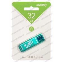 Флешка 32 Gb SmartBuy Glossy Green