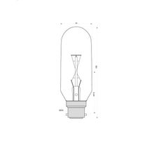 Danlamp Лампочка накаливания Danlamp 10057 B22d 230 В 85 Вт 65 кандел для навигационных огней