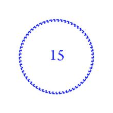 Окантовка внешнего круга печати №15