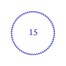 Окантовка внешнего круга печати №15