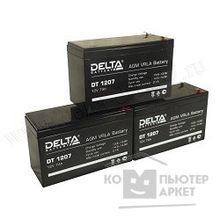 Delta DT 1207 7 А ч, 12В свинцово- кислотный аккумулятор