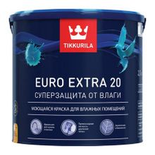 TIKKURILA EURO EXTRA 20 краска моющаяся для влажных помещений, база C (2,7л)