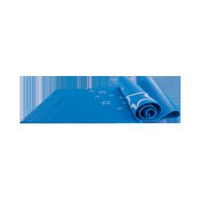 STARFIT Коврик для йоги FM-102, PVC, 173x61x0,4 см, с рисунком, синий