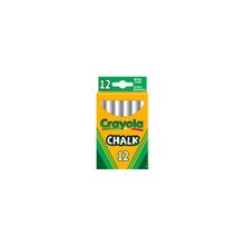 Crayola 12 неосыпающихся белых мелков (0280)