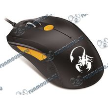 Оптическая мышь Genius "Scorpion M6-600", 5кн.+скр., черно-оранжевый (USB) (ret) [141433]