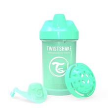 Twistshake Поильник Twistshake Crawler Cup. 300 мл. Пастельный зелёный (Pastel Green). Возраст 8+m. Арт. 78275	 78275