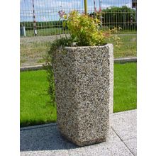 Бетонный вазон АЛИВА (Питерский гравий)