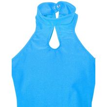 Emdi гимнастический без рукавов голубой