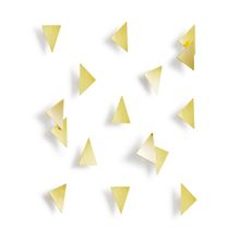 Umbra Confetti Triangles латунь