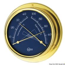 Osculati Barigo Regatta blue hygro-thermometer, 28.365.23