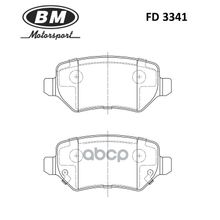 Колодки Тормозные Дисковые |Зад Прав Лев | BM-Motorsport арт. FD3341