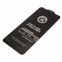 Защитное стекло 9H Black для Xiaomi Redmi Note 8 черное т у