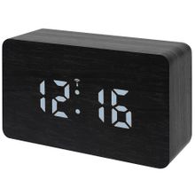 Часы настольные Bresser MyTime W Color LED, черные
