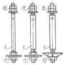 Болт фундаментный 2.1М20х900 с анкерной плитой ГОСТ 24379.1-2012 (ГОСТ 24379.1-80)