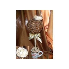 Топиарий - Кофейное дерево ручной работы.высота 45см шар 14см.Арт:11