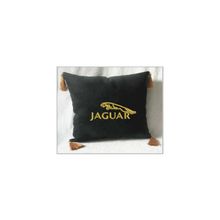  Подушка Jaguar черная с кистями золото