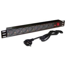 TWT-PDU19-10A8P-3.0	Блок розеток 19 8 шт., 10A 250V, шнур питания 3.0 м