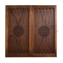 Нарды кожаные "Тайпан" средние