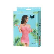 Восхитительное платье-сетка Joli Malibu L-XL Розовый