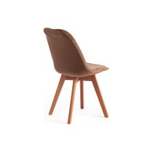 Tetchair Стул TULIP SOFT (mod. 74), коричневый (HLR11) натуральный