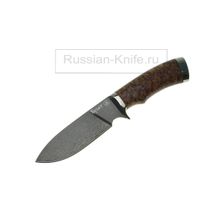 Нож Бобр (булат), карельская береза, А.Жбанов