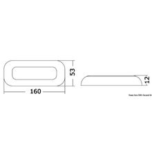 Osculati Plafoniera di servizio a LED acc. Auto sens. Posiz, 13.199.06