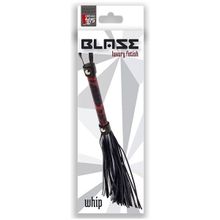 Dream Toys Чёрно-красная плеть BLAZE FLOGGER - 43 см. (черный с красным)