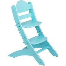 Детский растущий стул «Два кота» М1 Цвет Бирюза