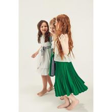 Leya.me Платье белое из жатого хлопка с воланами и открытой спиной LG-007