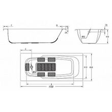 Стальная ванна BLB Atlantica B70J handles