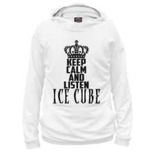 Худи Я-МАЙКА Keep calm and listen Ice Cube
