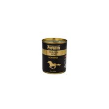 Четвероногий гурман 340 гр консервы для собак Конина натуральная в желе Золотая линия