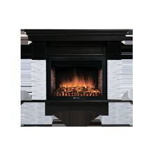 Портал Firelight Pietra Nuovo 30 камень сланец белый, шпон темный дуб