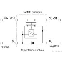 Osculati Automatic unipolar battery switch 24 V, 14.384.24